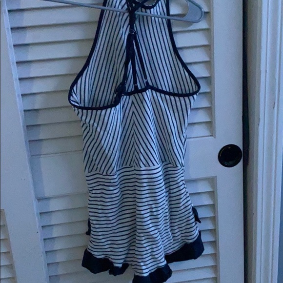 blue and white romper - Picture 4 of 4